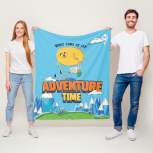 Adventure-tijd Jake met Finn drijft Fleece Deken