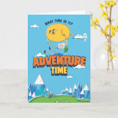 Adventure-tijd | Jake met Finn drijft Kaart (Gele Bloem)