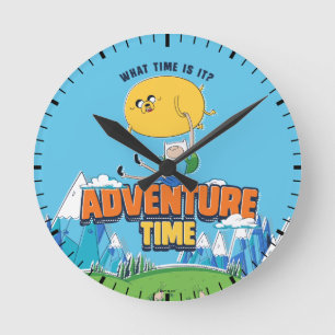 Adventure-tijd Jake met Finn drijft Ronde Klok