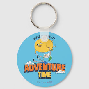 Adventure-tijd   Jake met Finn drijft Sleutelhanger