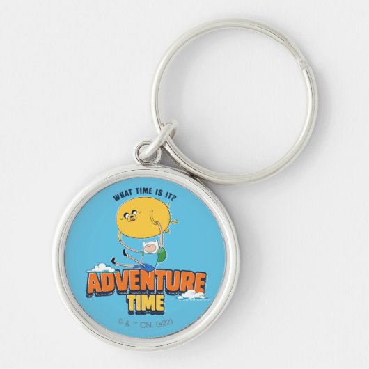 Adventure-tijd | Jake met Finn drijft Sleutelhanger (Voorkant)