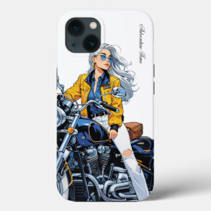 Adventure Time : Étui pour iPhone 13 de motard