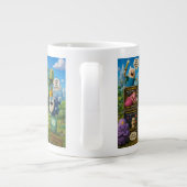 Adventure Time Side Quests Grand Mug à Café (Dos)