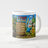 Adventure Time Side Quests Grand Mug à Café (Devant droit)