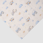 Adventure Transportation Boy Baby shower Tissuepapier (Detail)