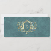 Adventure Travel Boarding Pass Baby Shower Kaart (Achterkant)