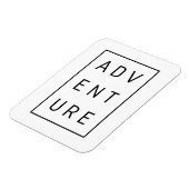 Adventure Typografie Magneet (Linkerzijde)