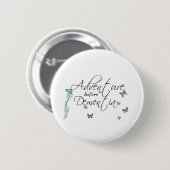 Adventure voor dementie ronde button 5,7 cm (Voorkant /achterkant)