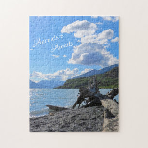 Adventure wacht op Alaska Driftwood Beach Legpuzzel