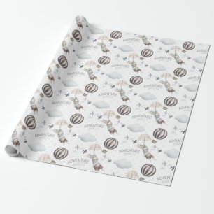 Adventure wacht op bunny Wrapping Paper Cadeaupapier