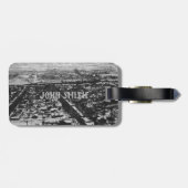 Adventure wacht op  lokaal reizen bagagelabel (Achterkant horizontaal)