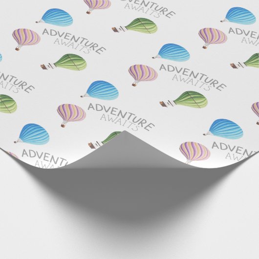 Adventure wacht op papier met overvulling (Hoek)