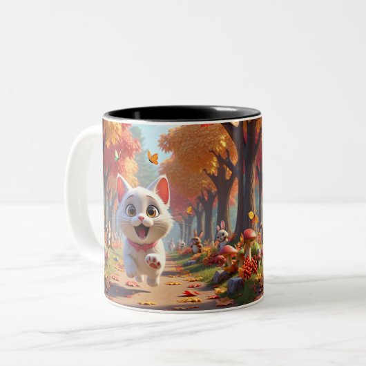 Adventure with Every Sip Cat Mug (Devant gauche)
