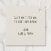 Adventure Woodland Neutraal Baby shower Dank u wel Bedankjes Labels (Achterkant)