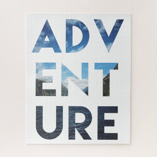 Adventure Word Art Travel Photography Legpuzzel (Verticaal)