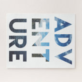 Adventure Word Art Travel Photography Legpuzzel (Horizontaal)