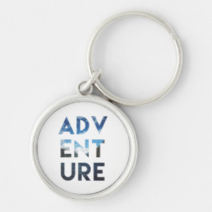 Adventure Word Art Travel Photography Sleutelhanger