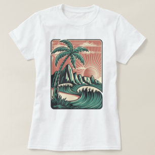 Adventures Await: Bold Exploration T-Shirt Design