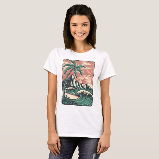  Adventures Await: Bold Exploration T-Shirt Design (Devant entier)