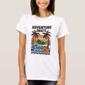  Adventures Await: Bold Exploration T-Shirt Design (Devant)