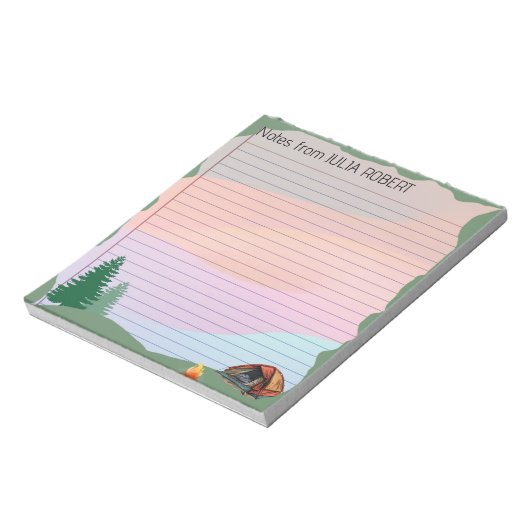 Adventures Await : Notes du Bloc-notes de Camp (Tourné)