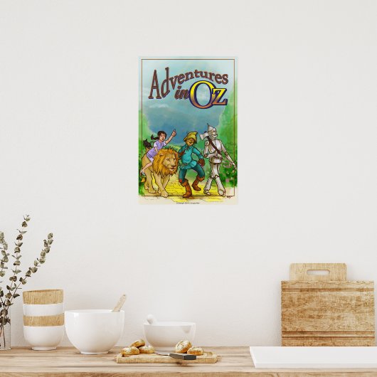 Adventures in Oz - Wizard Poster (Cuisine)