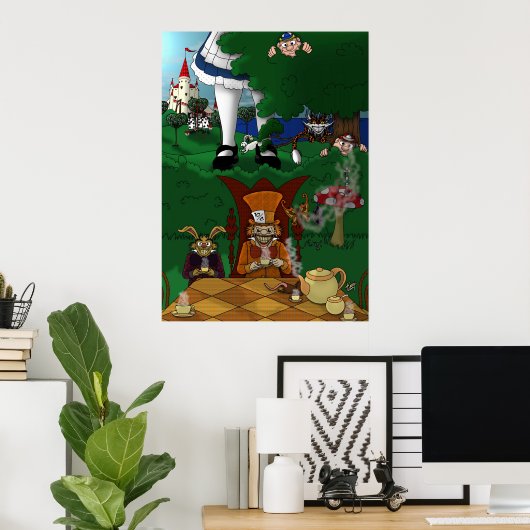 Adventure's in Wonderland Poster - HERZIEND (Thuiskantoor)