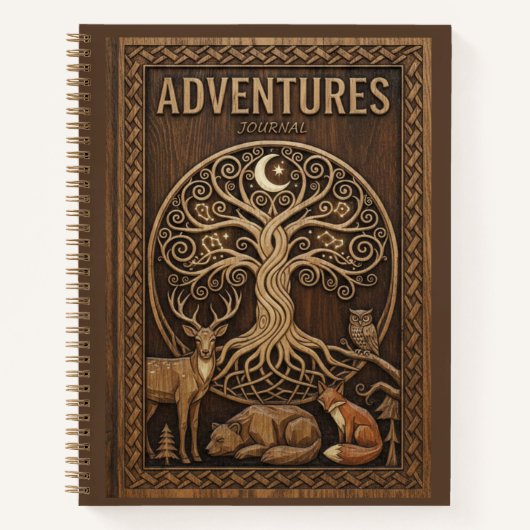 Adventures Journal Tree of Life Woodland Animals  (Devant)