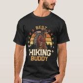 Adventurous American Foxhound Hiker Wilderness T-shirt (Voorkant)