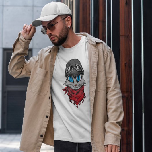 Adventurous Cat T-shirt