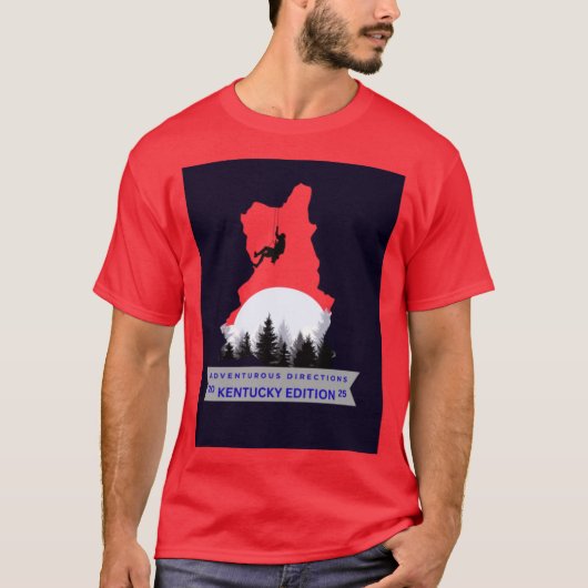 ADVENTUROUS DIRECTIONS 2025 KENTUCKY EDITION T-SHIRT (Voorkant)
