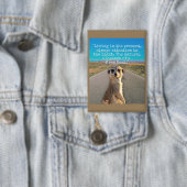 Adventurous Meerkat Living Button (Insitu)
