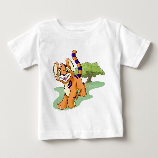 Adventurous oranje Kougra op Mystery Island (Voorkant)