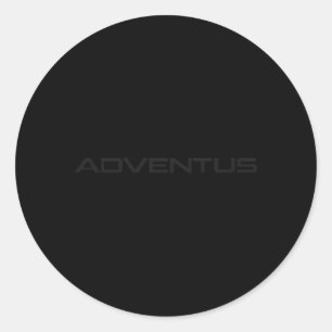 Adventus Latijn voor aankomst reis avontuur Ronde Sticker