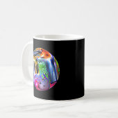 Adversariële antigezichtsherkenning Camouflage Inv Koffiemok (Voorkant links)
