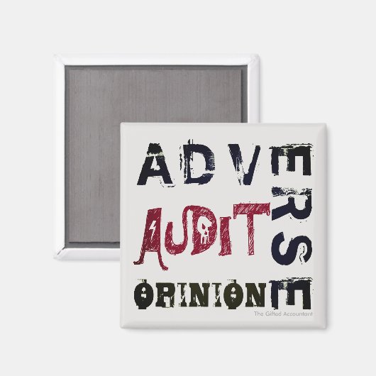 "Adverse Audit Opinion" Magneet (Voorkant / Achterkant)