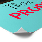 Adversité contre prospérité ~ Poster 12"x12" (Coin)