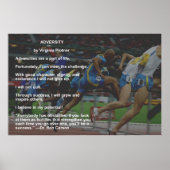 Adversity poster with quote by Dr. Ben Carson (Devant)