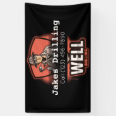 Adverteer goed boorlende banner (Verticaal)