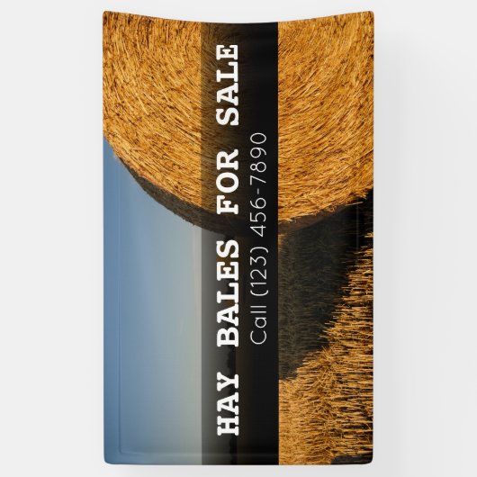 Adverteer Hay Bales voor de BedrijfsBanner van het Spandoek (Verticaal)