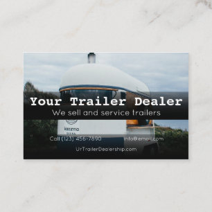 Adverteer Trailer Dealership Visitekaartje