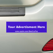 Adverteer uw eigen Bumpersticker (Op auto)