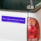Adverteer uw eigen Bumpersticker (Op Truck)