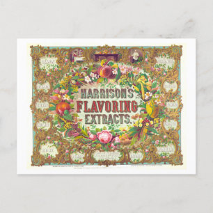 Advertentie Harrison's Smaakextract Briefkaart