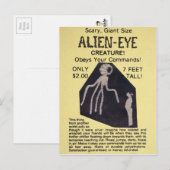  advertentie voor Alien Mail Order Advertisation Briefkaart (Voorkant / Achterkant)