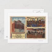 Advertentie voor het leger/marine Y.M.C.A. gebouw Briefkaart (Voorkant / Achterkant)