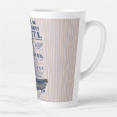 Advertentie voor Vintage Jachtregatta  Latte Mok (Rechts)