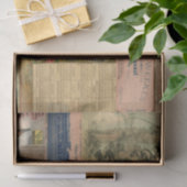 advertentiecollage ShabbyChic-decoupage Tissuepapier (Geschenk)