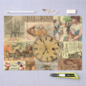  advertentiecollage ShabbyChic-decoupage Tissuepapier (Craft)