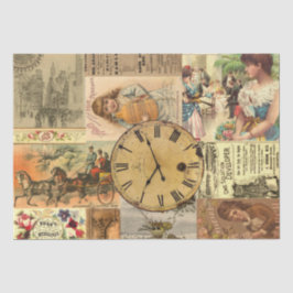  advertentiecollage ShabbyChic-decoupage Tissuepapier